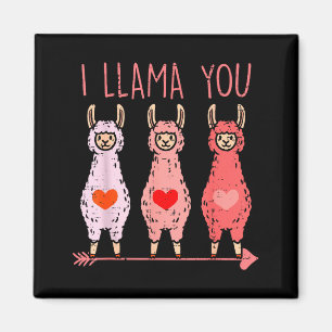 Ich Lama Du Süße Valentinstag Alpaka Mädchen Fraue Magnet