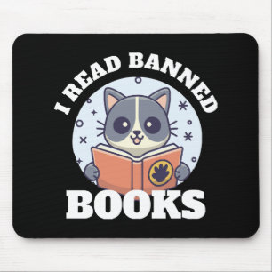 Ich las verbotene Bücher Mousepad