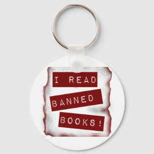 Ich las verbotene Bücher! Schlüsselanhänger