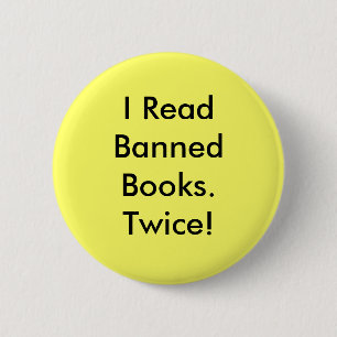 Ich las verbotenes Books.Twice! Button