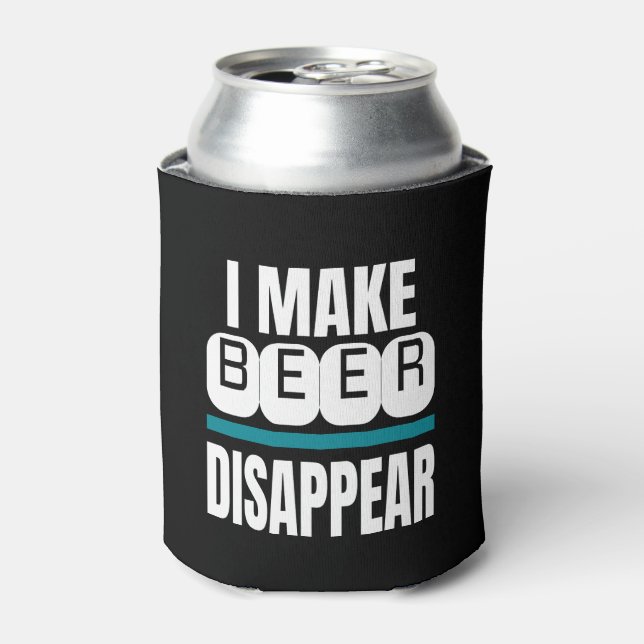 Ich lasse Bier verschwinden Dosenkühler (Kanne Vorderseite)
