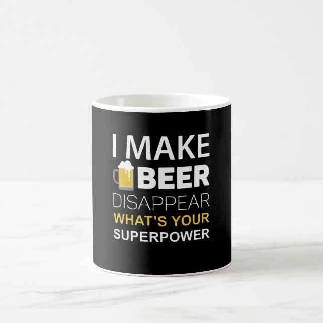 Ich lasse Bier verschwinden Kaffeetasse (Mittel)