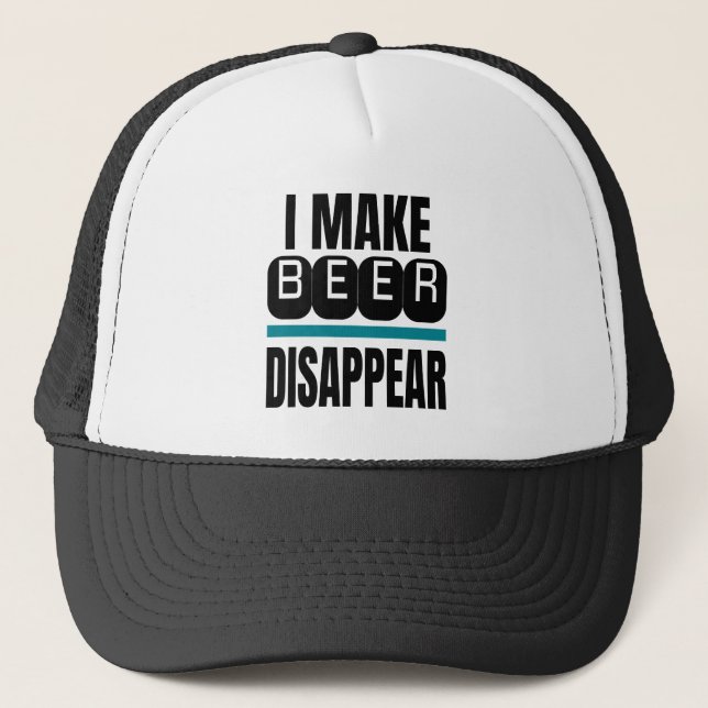 Ich lasse Bier verschwinden Truckerkappe (Vorderseite)