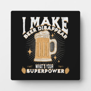 Ich lasse Bier verschwinden, was ist deine Superkr Fotoplatte