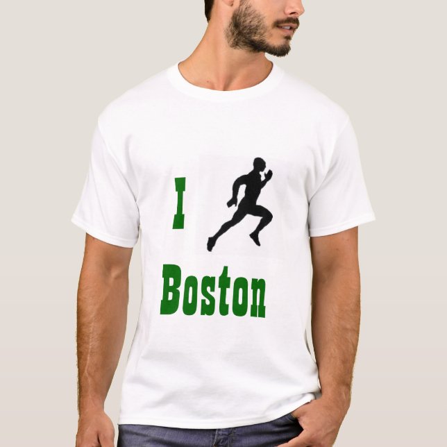 Ich lasse Boston-T - Shirt laufen (Vorderseite)