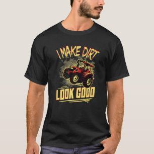 Ich lasse den Bauer des Traktors dunkel aussehen T-Shirt