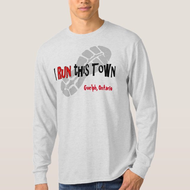 Ich lasse diese Stadt - kundenspezifischen LS T-Shirt (Vorderseite)