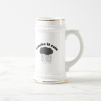 Ich lasse es regnen bierglas
