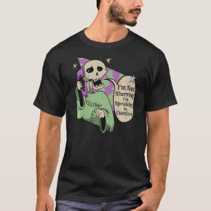 Ich lasse mich nicht lecken, ich spreche in Kursiv T-Shirt