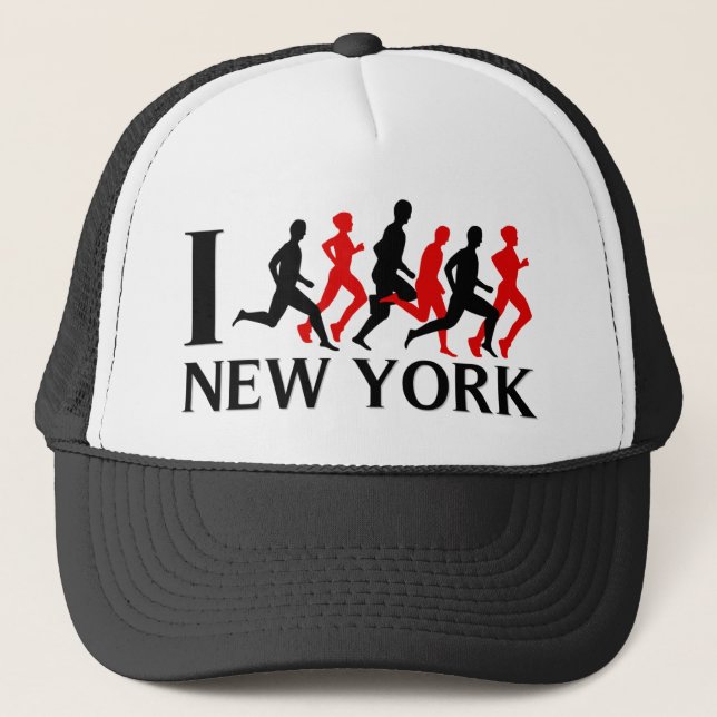 ICH LASSE NEW YORK LAUFEN TRUCKERKAPPE (Vorderseite)