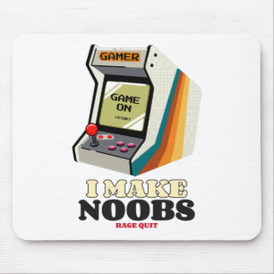 Ich lasse Noobs wütend aufgeben Mousepad