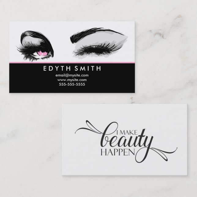 Ich lasse Schönheit geschehen Visitenkarte (Vorne/Hinten)