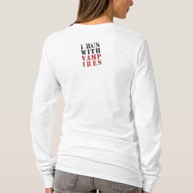 Ich lasse wvampires-T-Shirt laufen T-Shirt (Rückseite)