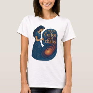 Ich laufe auf Coffee Chaos Galaxy T - Shirt