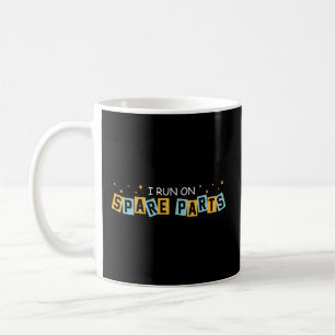 Ich laufe auf Ersatzteilen Lebertransplantationsüb Kaffeetasse