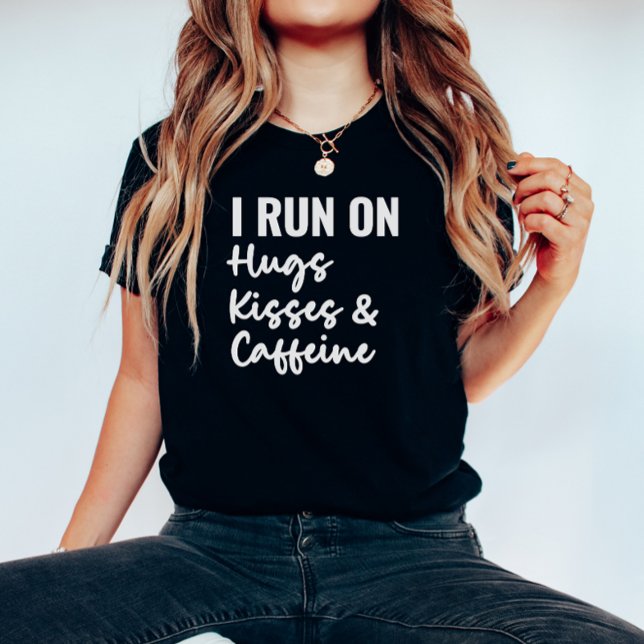 Ich laufe auf Huggys Kisses und Coffein Shirt (Von Creator hochgeladen)