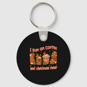 Ich Laufe Auf Kaffee Und Weihnachtsstimmung Lebkuc Schlüsselanhänger