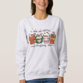 Ich laufe auf Kaffeehauszeit Sweatshirt
