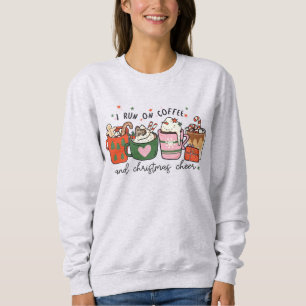 Ich laufe auf Kaffeehauszeit Sweatshirt