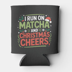 Ich laufe auf Matcha und Weihnachtsfreude - Grüner Dosenkühler