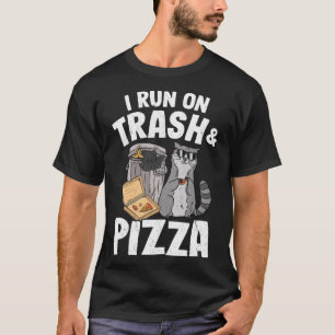 Ich laufe auf Mülleimer und Pizza Raccoon Pullover