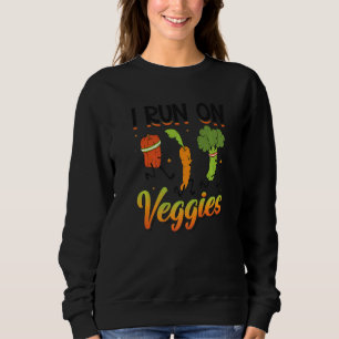 Ich laufe auf Veggies Vegan Runner Sweatshirt