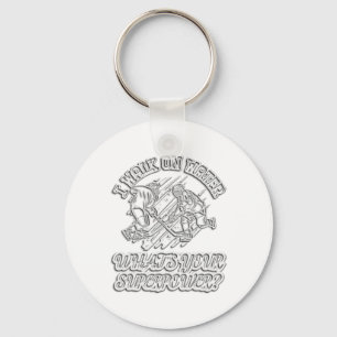 Ich laufe auf Wasser-Eishockey-lustige Geschenke f Schlüsselanhänger