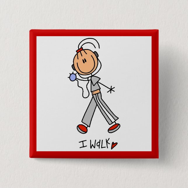 Ich laufe button (Vorderseite)