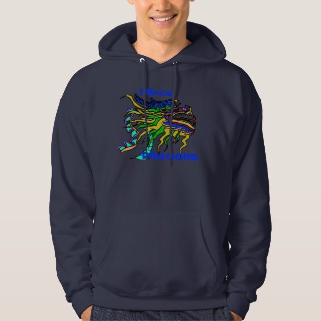 Ich laufe, DRACHEN Hoodie (Vorderseite)