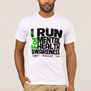Ich laufe für Gesundheits-Bewusstsein T-Shirt