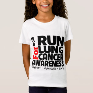 Ich laufe für Lungenkrebs-Bewusstsein T-Shirt