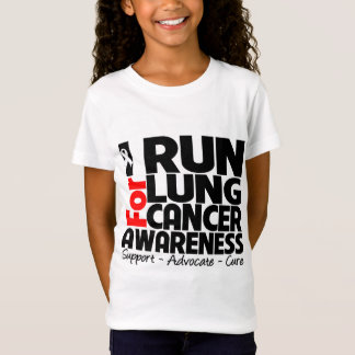Ich laufe für Lungenkrebs-Bewusstsein T-Shirt