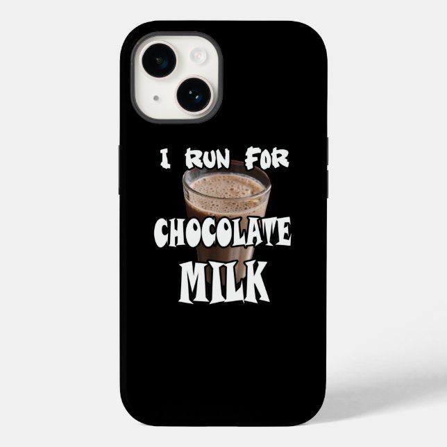 Ich laufe für Schokoladenmilch Case-Mate iPhone 14 Hülle (Rückseite)