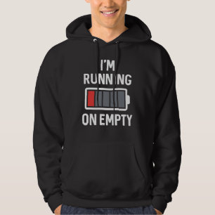 Ich laufe leer hoodie