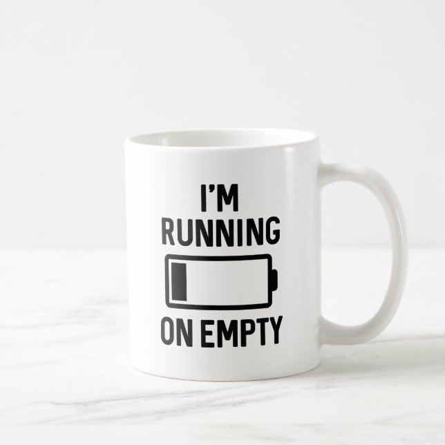 Ich laufe leer kaffeetasse (Rechts)