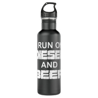 Ich laufe mit Diesel- und Bierkarosserien-Brüdern Edelstahlflasche