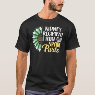 Ich laufe mit Ersatzteilen Nierentransplantation T-Shirt