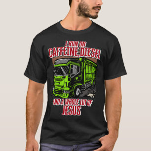 Ich laufe mit Koffein-Diesel und einem ganzen Jesu T-Shirt