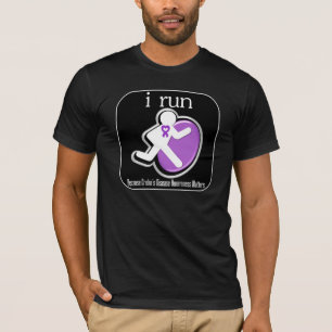 ich laufe, weil Crohns Krankheit von Bedeutung ist T-Shirt