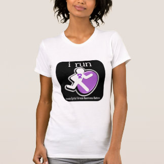 ich laufe, weil zystische Fibrose von Bedeutung T-Shirt