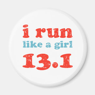 ich laufe wie ein Mädchen 13,1 Magnet