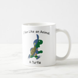 Ich laufe wie ein Tier - eine Schildkröte Kaffeetasse
