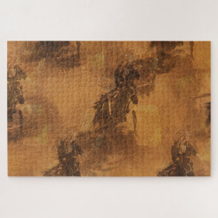 Ich lebe auf Barrel Race - Rodeo Event Jigsaw Puzz