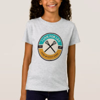 Ich lebe für das T-Shirt "Lax Classic Logo Girls"