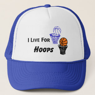 Ich lebe für Hoops Hut/Mütze Truckerkappe