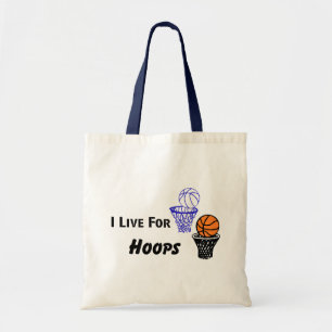 Ich lebe für Hoops Totbeutel Tragetasche