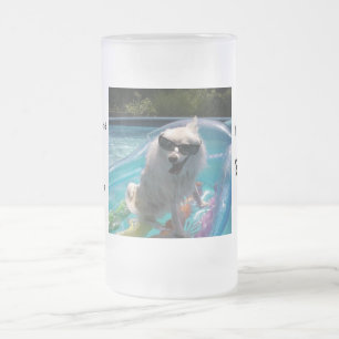 Ich lebe für Sommer-Tasse Mattglas Bierglas