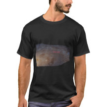 Ich lebe hier, der grundlegende dunkle T - Shirt