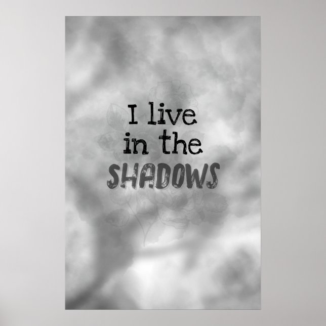 Ich lebe im Schatten Poster (Vorne)