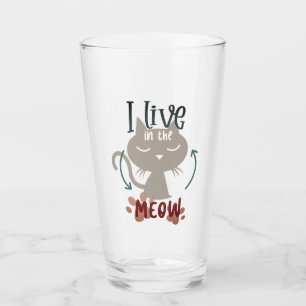 Ich lebe in dem Meow Glas